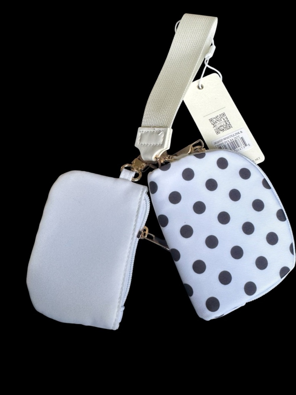 Link & Carry -  Polka Dot Wristlet
